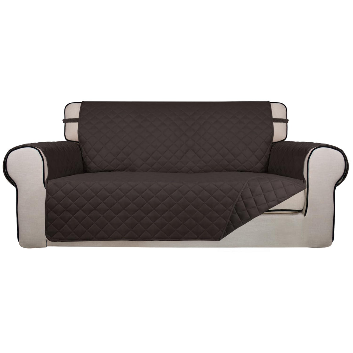 PureFit Reversible Quilted Sofa Cover Dog Couch Covers for Sofa, 66 in