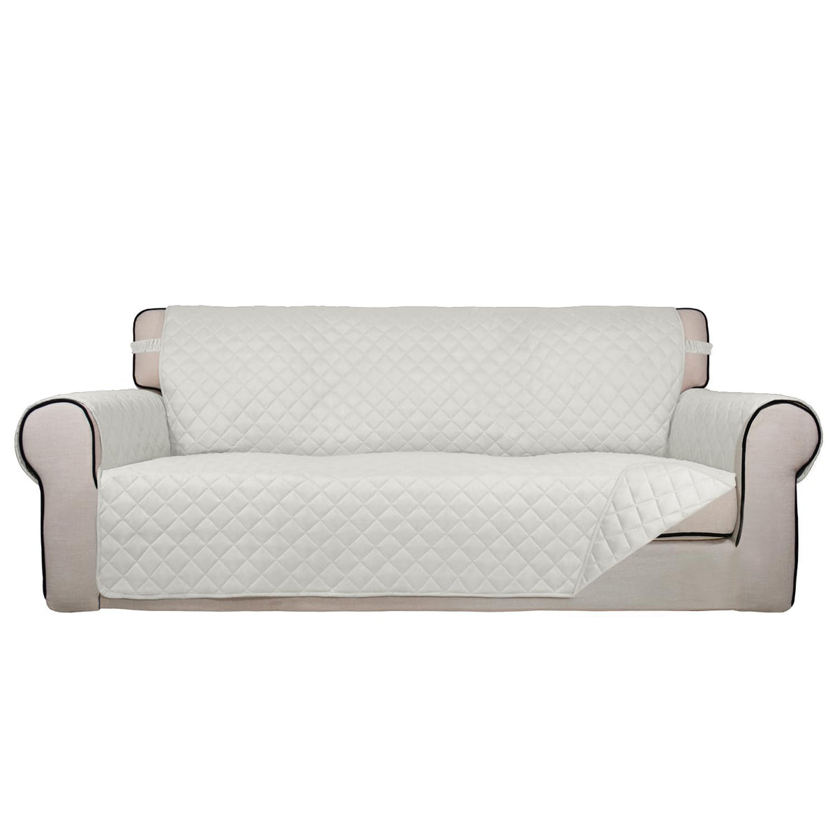 PureFit Reversible Quilted Sofa Cover Dog Couch Covers for Sofa, 66 in