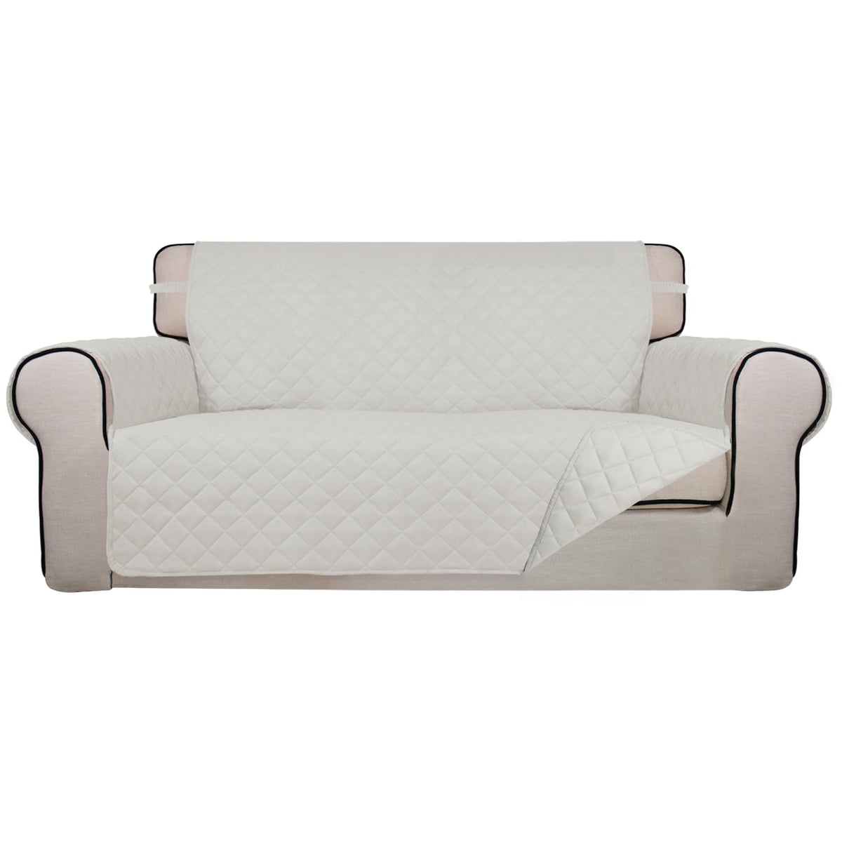 PureFit Reversible Quilted Sofa Cover Dog Couch Covers for Sofa, 66 in