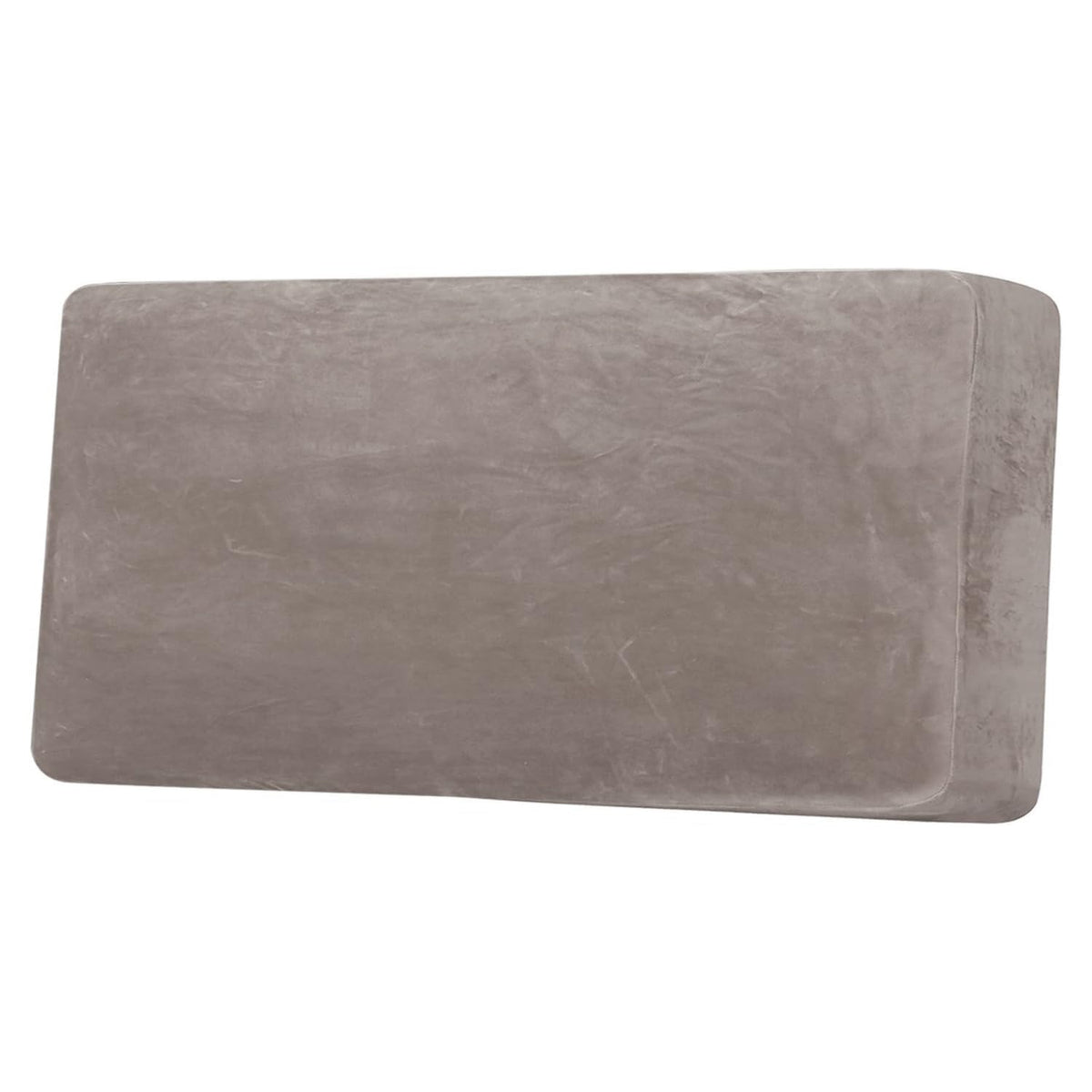 H.VERSAILTEX Velvet Stretch Couch Cushion Cover Plush Cushion Slipcover for Chair Loveseat Sofa Cushion Furniture Protector Seat Cushion Sofa Cover (3 Piece Sofa Cushion Covers, Ivory)