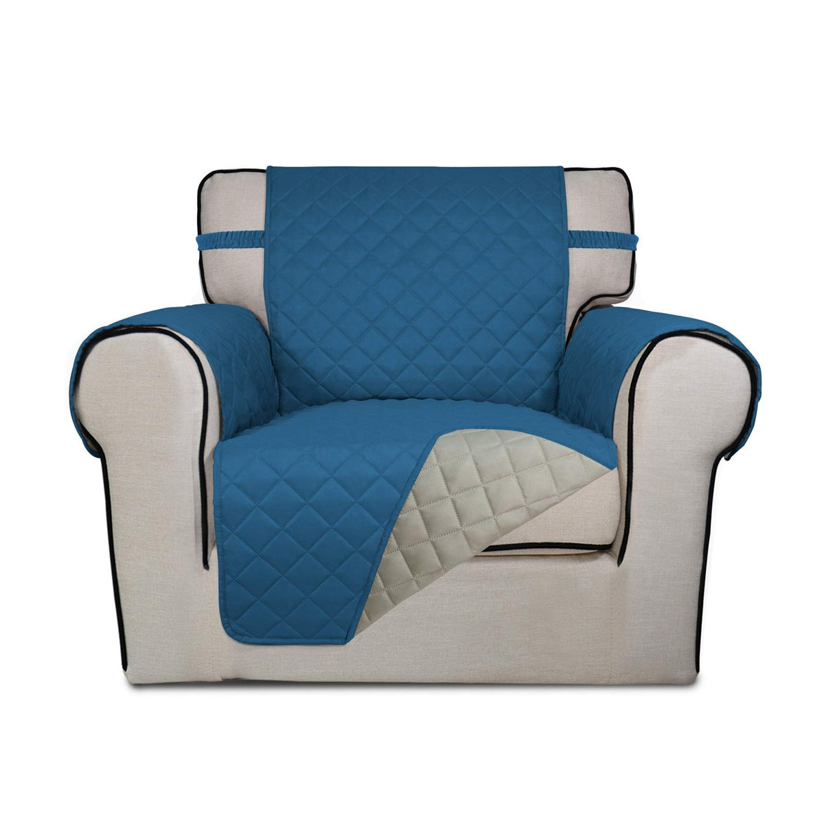 PureFit Reversible Quilted Sofa Cover Dog Couch Covers for Sofa, 66 in