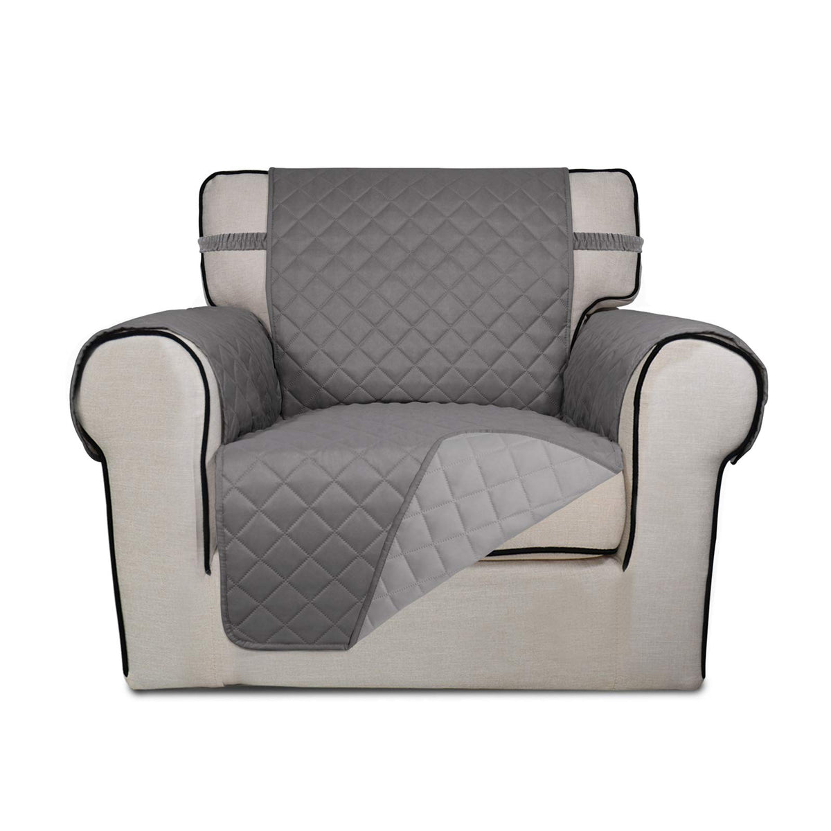 PureFit Reversible Quilted Sofa Cover Dog Couch Covers for Sofa, 66 in