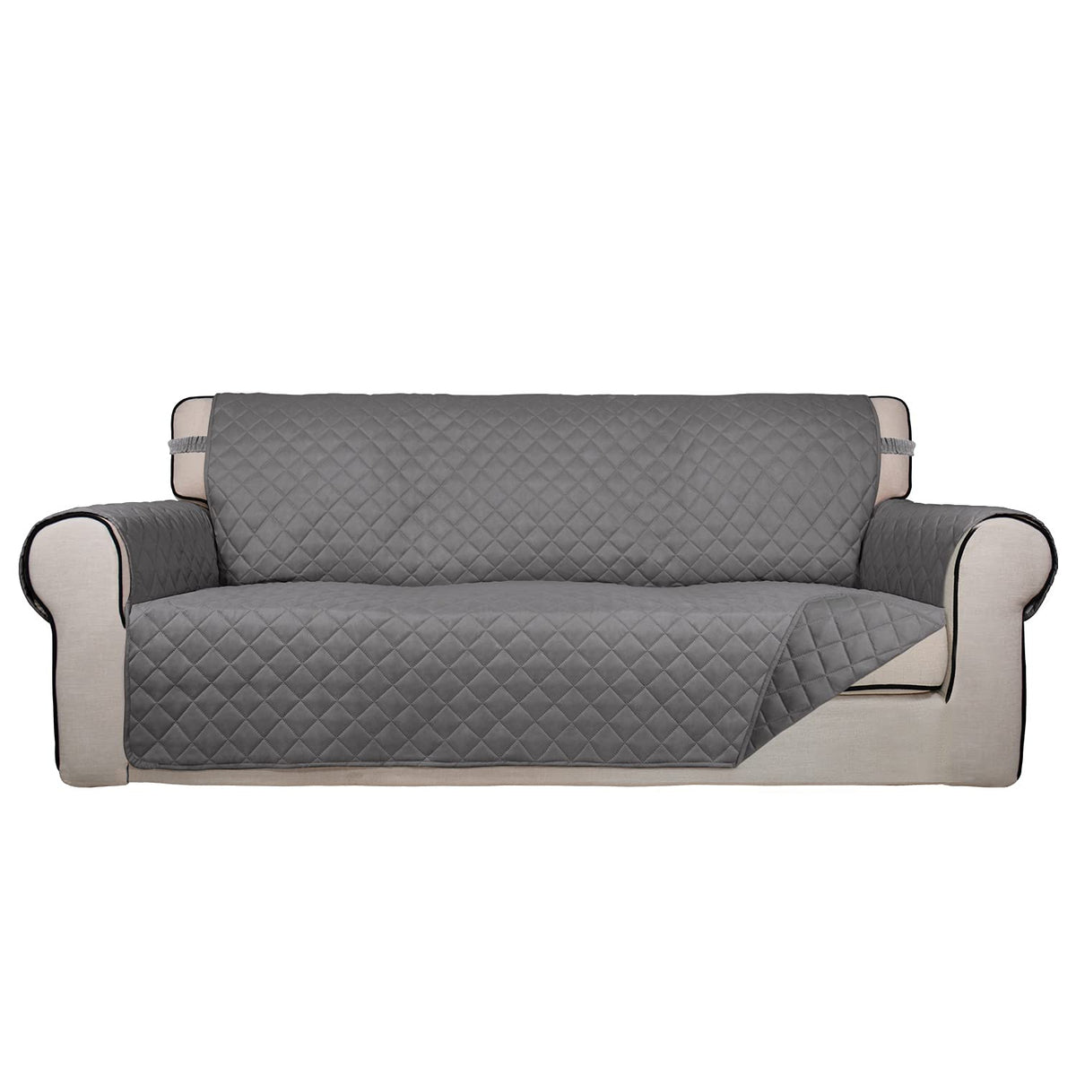 PureFit Reversible Quilted Sofa Cover Dog Couch Covers for Sofa, 66 in