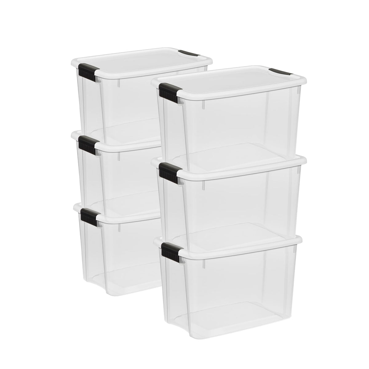 Sterilite Ultra Latch Box with Lids for Home and Office, 116 Quart, 4-Pack