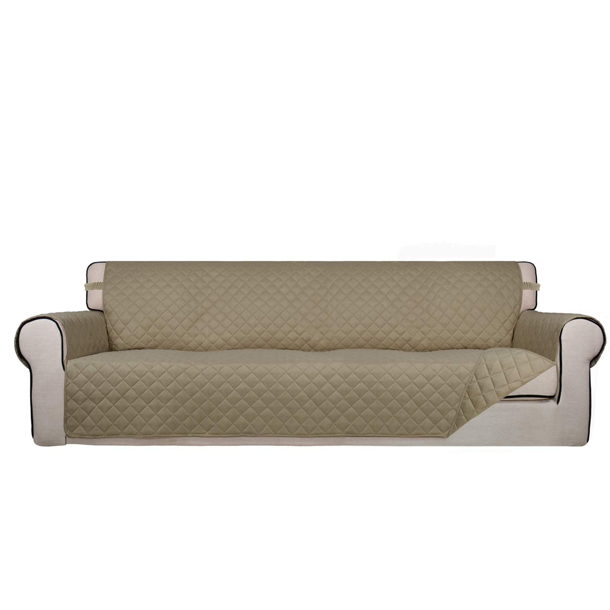 PureFit Reversible Quilted Sofa Cover Dog Couch Covers for Sofa, 66 in