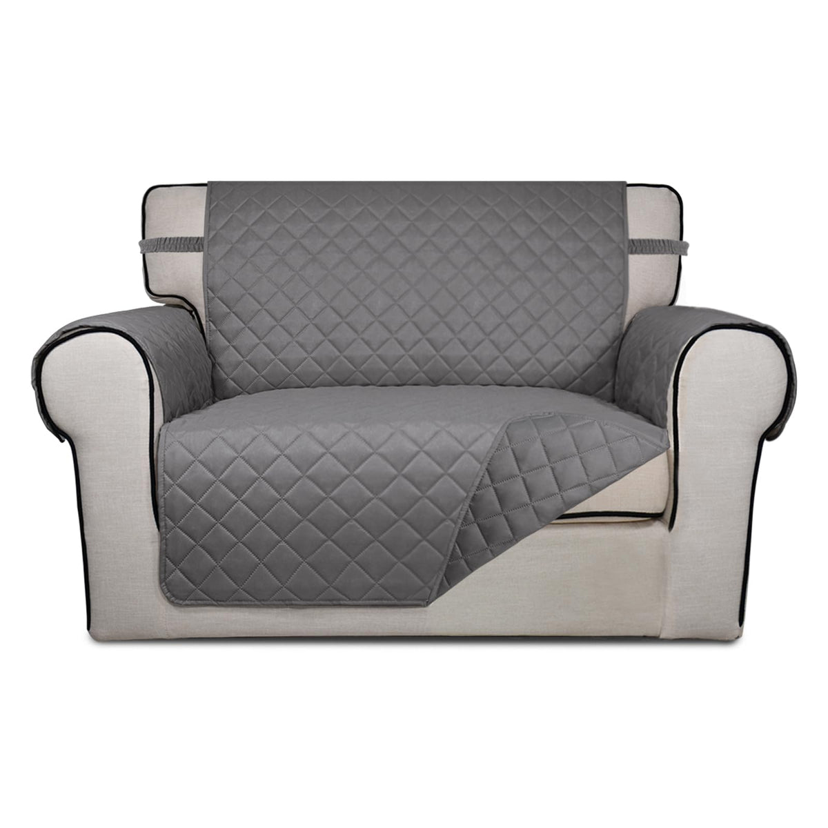 PureFit Reversible Quilted Sofa Cover Dog Couch Covers for Sofa, 66 in