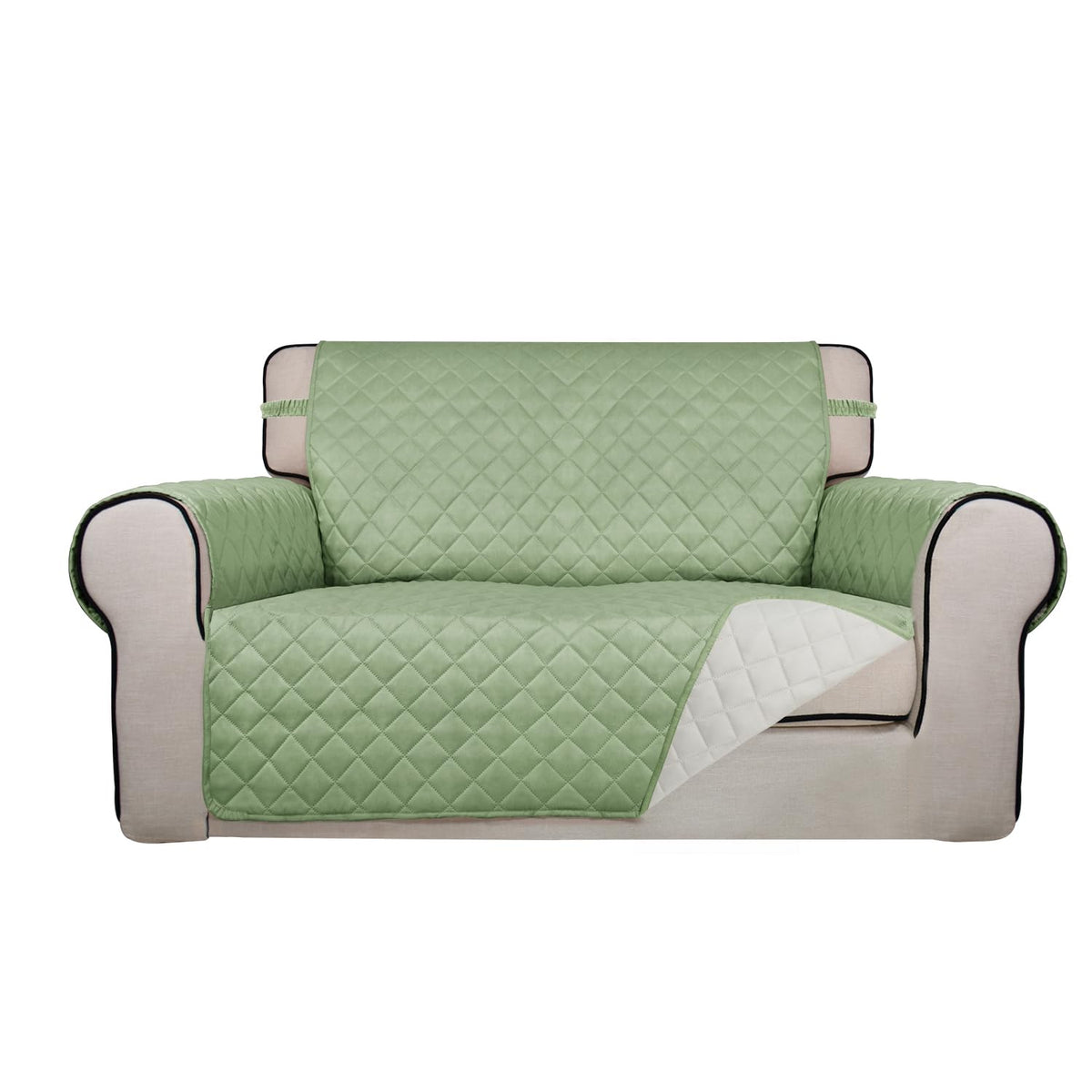 PureFit Reversible Quilted Sofa Cover Dog Couch Covers for Sofa, 66 in