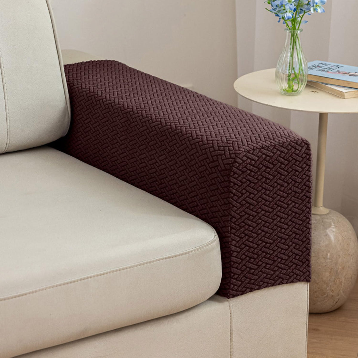 Couch Cushion Covers Sofa Covers Couch Covers for Sofa Pet Friendly Universal Sofa Covers Washable Stretch Slipcovers for Sectional Sofa (Texture Gray,Large Single Seat Cover)
