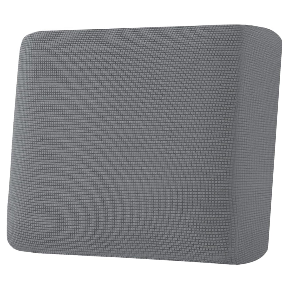 H.VERSAILTEX Super Stretch Individual Seat Cushion Covers Sofa Covers Couch Cushion Cover Slipcover Sets Thick Jacquard Textured Twill Fabric (3 Piece Sofa Cushion Covers, Grey)