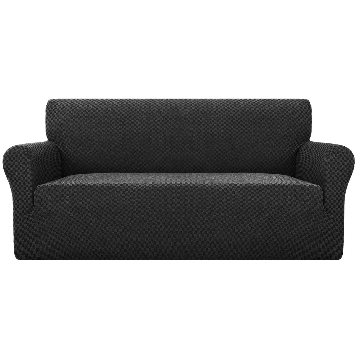 YEMYHOM Couch Cover Latest Jacquard Design High Stretch Sofa Covers for 3 Cushion Couch, Pet Dog Cat Proof Slipcover Non Slip Magic Elastic Furniture Protector (Sofa, Light Gray)