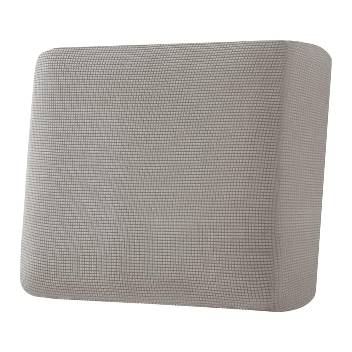 H.VERSAILTEX Super Stretch Individual Seat Cushion Covers Sofa Covers Couch Cushion Cover Slipcover Sets Thick Jacquard Textured Twill Fabric (3 Piece Sofa Cushion Covers, Grey)
