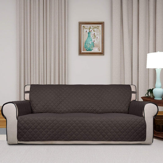 PureFit Reversible Quilted Sofa Cover Dog Couch Covers for Sofa, 66 in