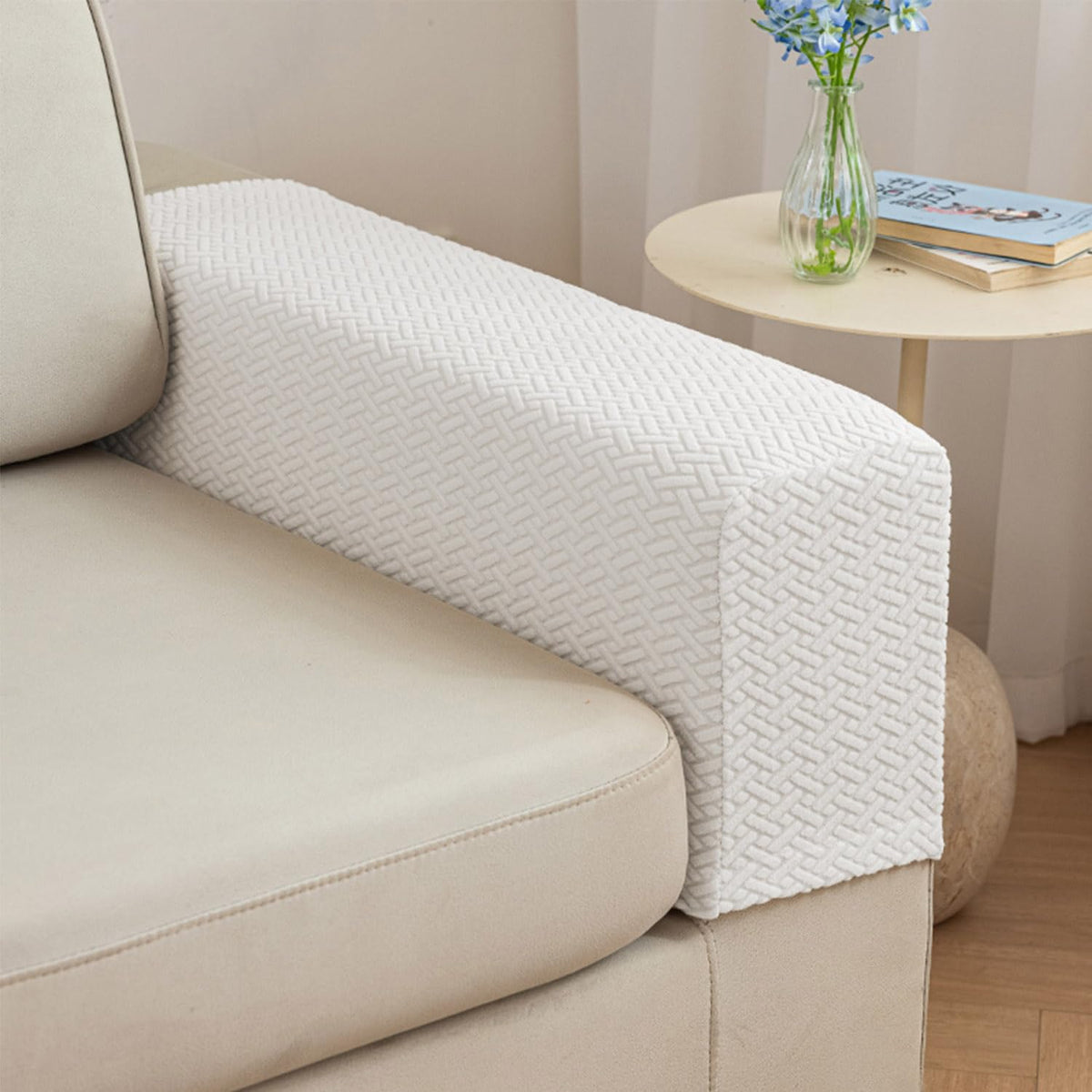 Couch Cushion Covers Sofa Covers Couch Covers for Sofa Pet Friendly Universal Sofa Covers Washable Stretch Slipcovers for Sectional Sofa (Texture Gray,Large Single Seat Cover)