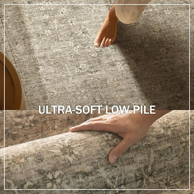 Area Rugs 9x12 Living Room: Washable Bedroom Rug Non Slip Large Boho Carpet