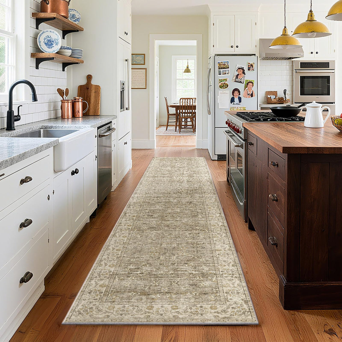 Area Rugs 9x12 Living Room: Washable Bedroom Rug Non Slip Large Boho Carpet