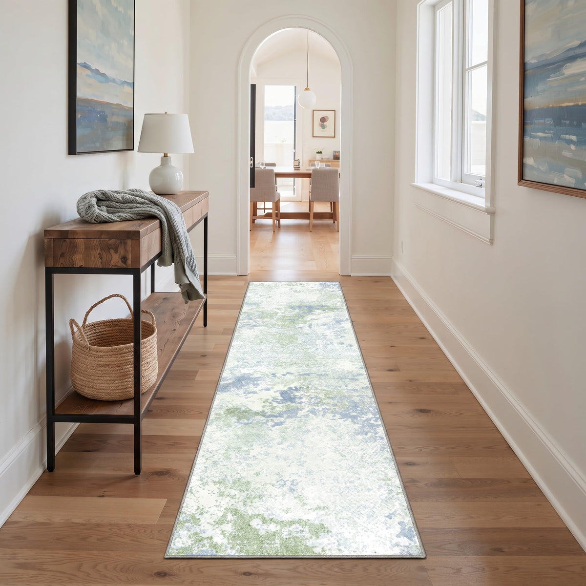BEIMO 5X7 Area Rug for Living Room, Modern Abstract Washable Soft Non Slip