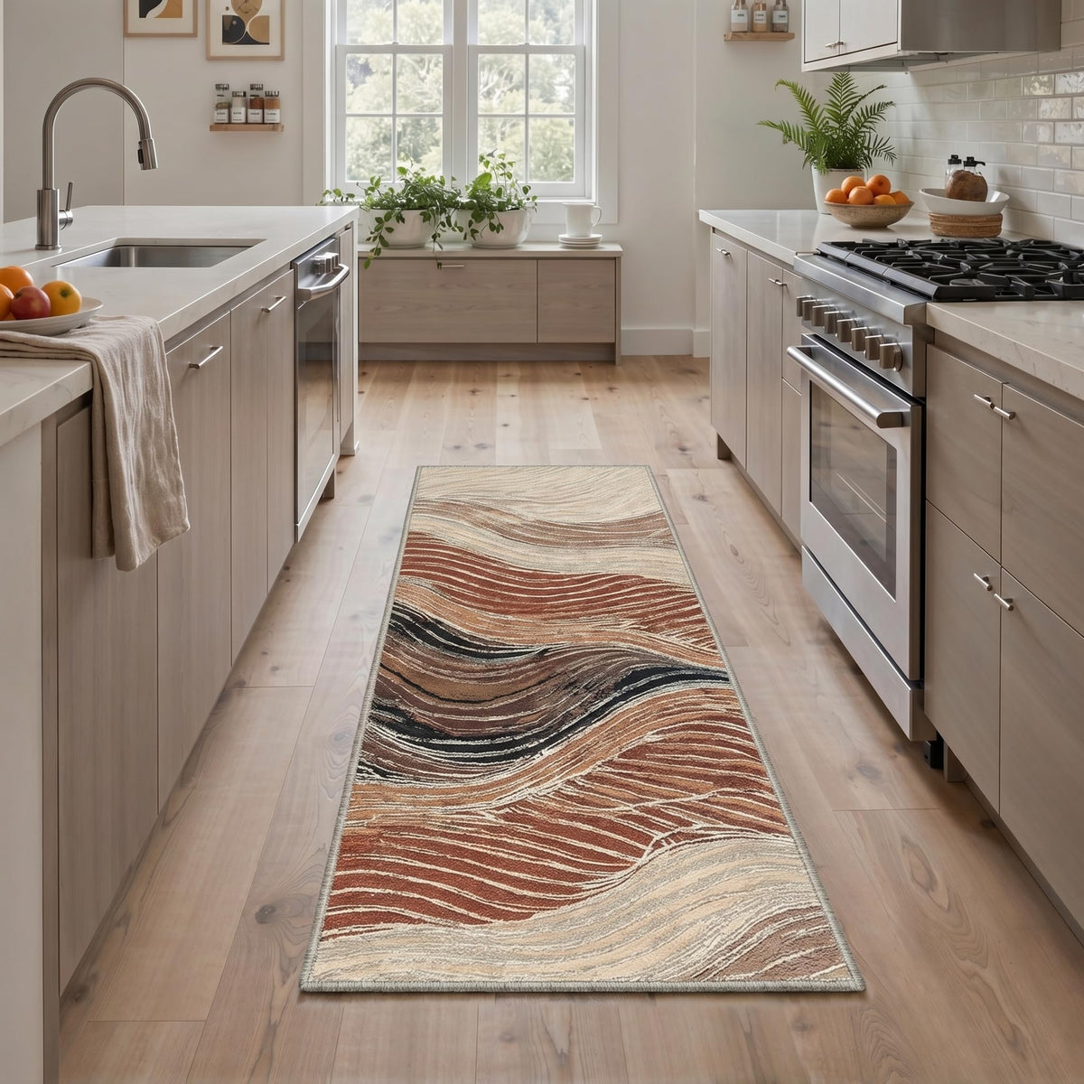 BEIMO 5X7 Area Rug for Living Room, Modern Abstract Washable Soft Non Slip