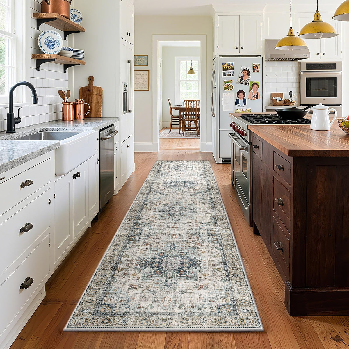 Area Rugs 9x12 Living Room: Washable Bedroom Rug Non Slip Large Boho Carpet