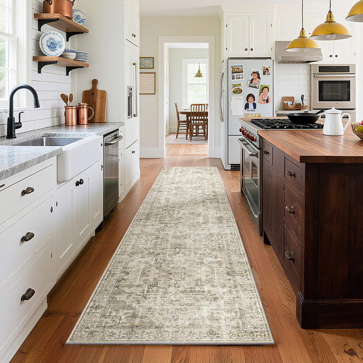 Area Rugs 9x12 Living Room: Washable Bedroom Rug Non Slip Large Boho Carpet