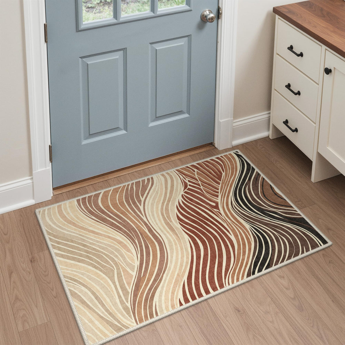 BEIMO 5X7 Area Rug for Living Room, Modern Abstract Washable Soft Non Slip
