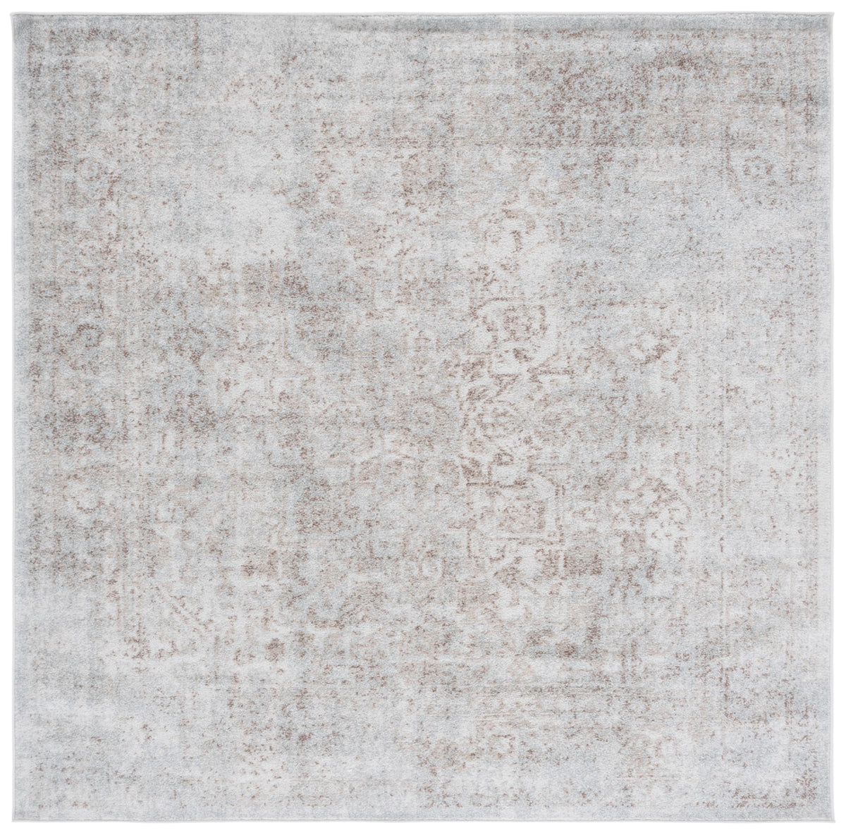 SAFAVIEH Evoke Area Rug 8x10 Large, Ivory & Taupe EVK256E