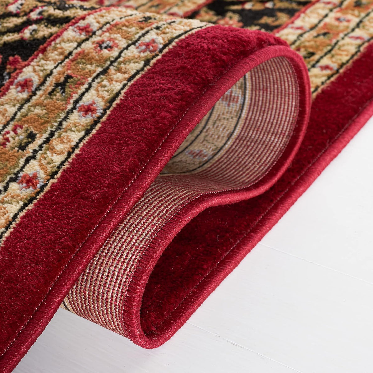 SAFAVIEH Lyndhurst Area Rug 9'x12', Traditional Red & Black LNH331B
