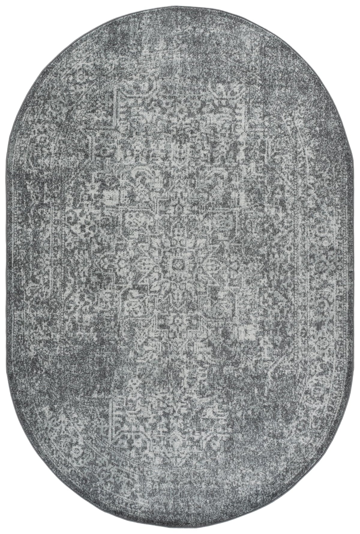 SAFAVIEH Evoke Area Rug 8x10 Large, Ivory & Taupe EVK256E