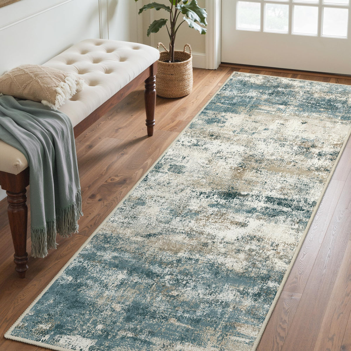 BEIMO 5X7 Area Rug for Living Room, Modern Abstract Washable Soft Non Slip