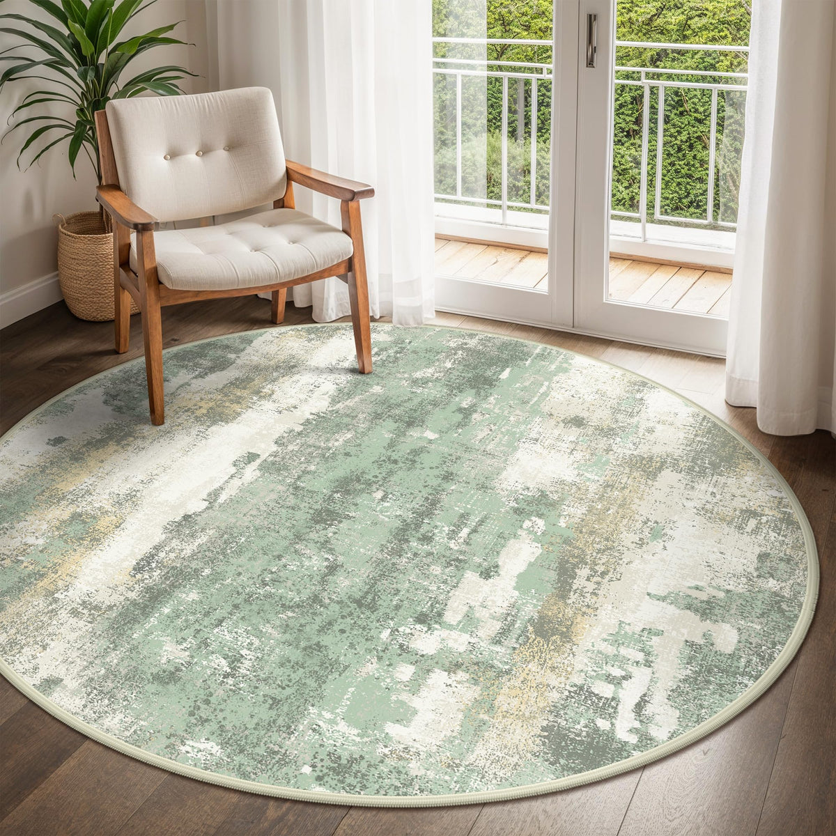 BEIMO 5X7 Area Rug for Living Room, Modern Abstract Washable Soft Non Slip