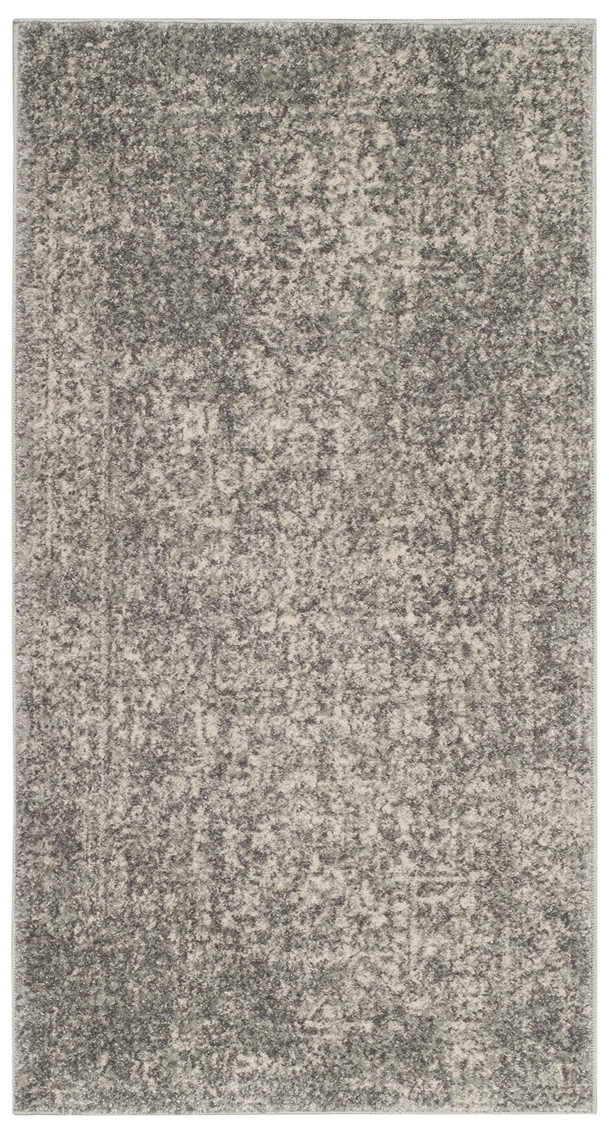 SAFAVIEH Evoke Area Rug 8x10 Large, Ivory & Taupe EVK256E
