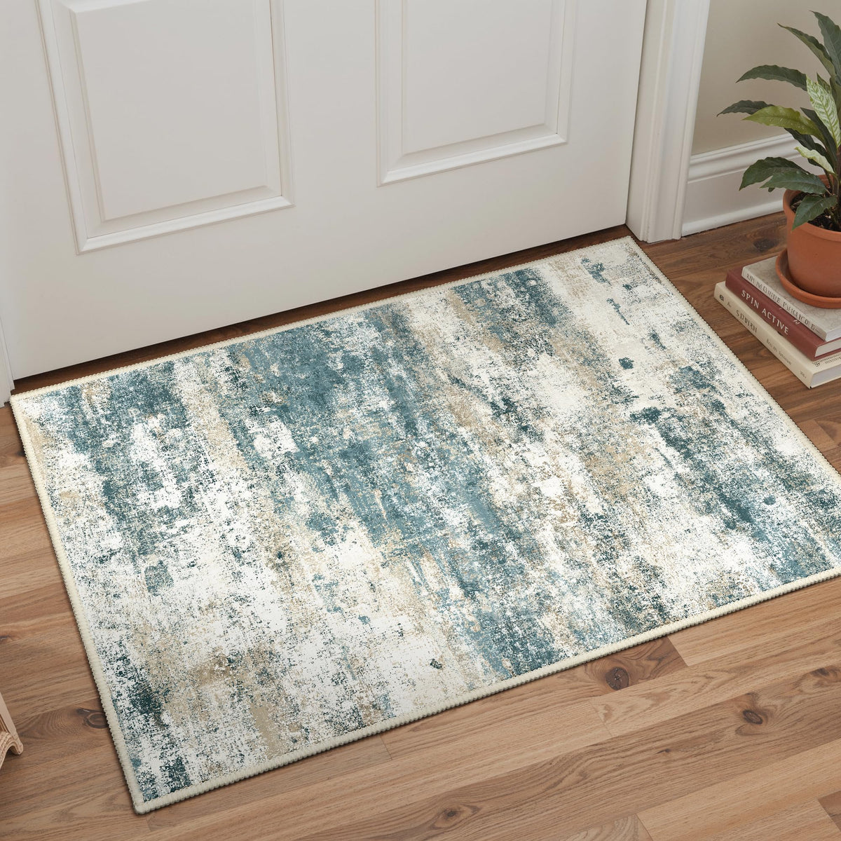 BEIMO 5X7 Area Rug for Living Room, Modern Abstract Washable Soft Non Slip