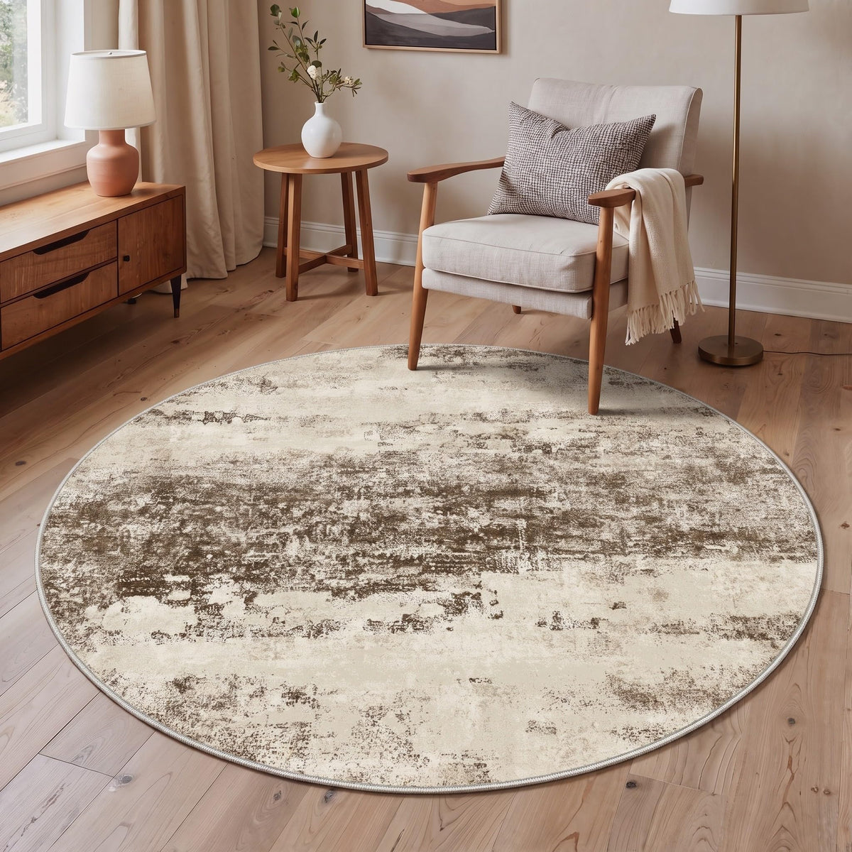 BEIMO 5X7 Area Rug for Living Room, Modern Abstract Washable Soft Non Slip