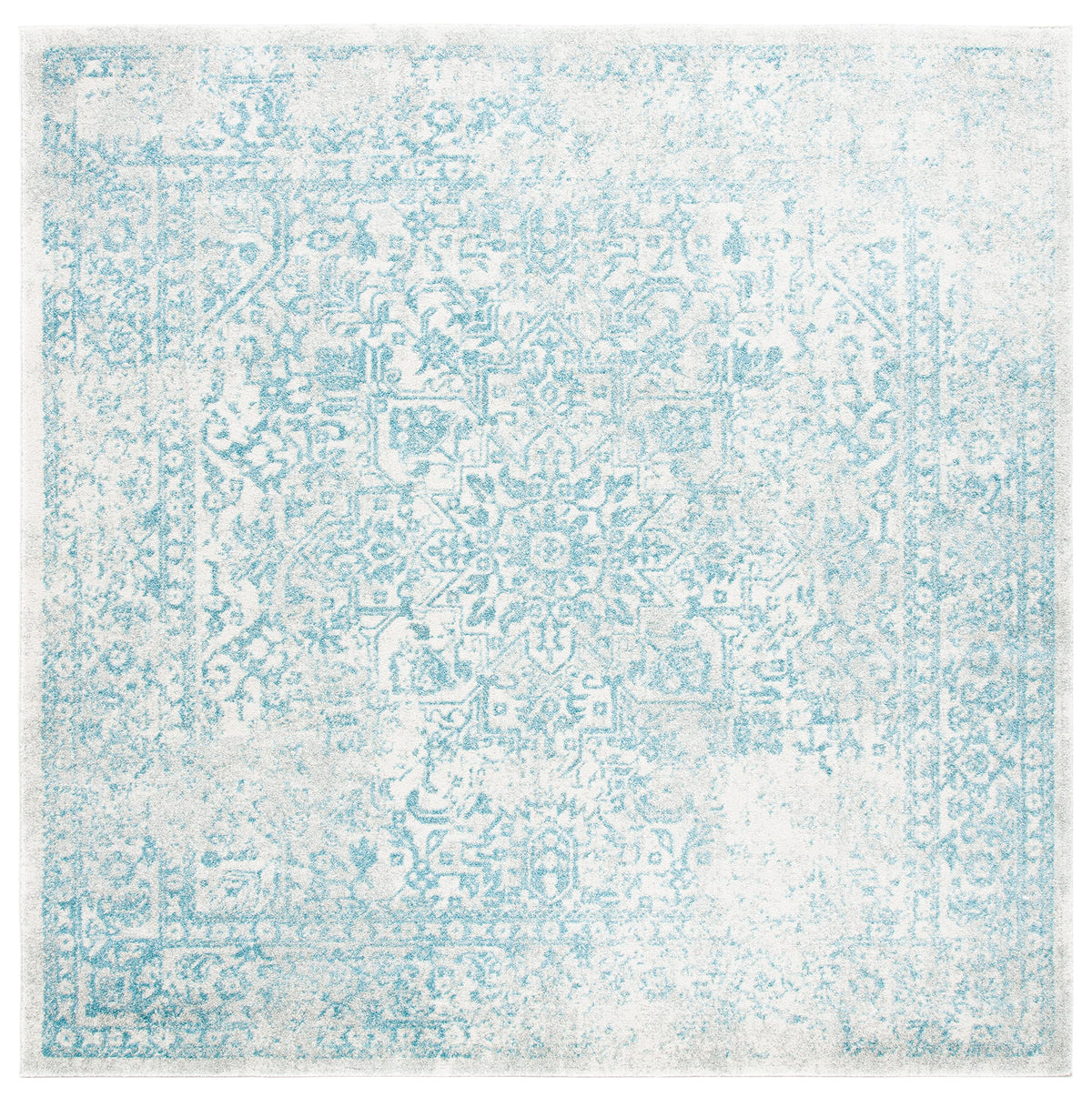 SAFAVIEH Evoke Area Rug 8x10 Large, Ivory & Taupe EVK256E