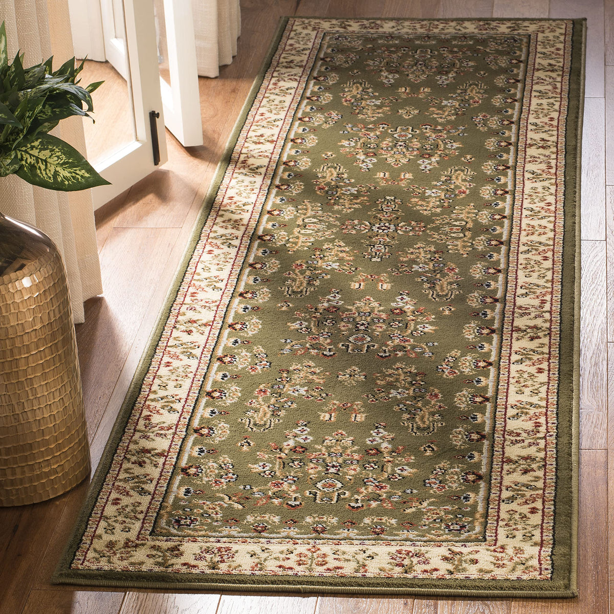 SAFAVIEH Lyndhurst Area Rug 9'x12', Traditional Red & Black LNH331B