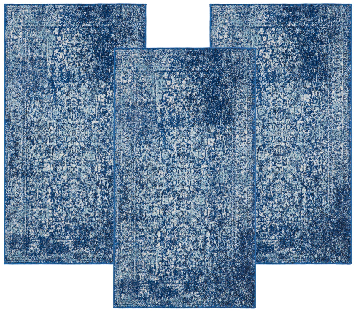 SAFAVIEH Evoke Area Rug 8x10 Large, Ivory & Taupe EVK256E