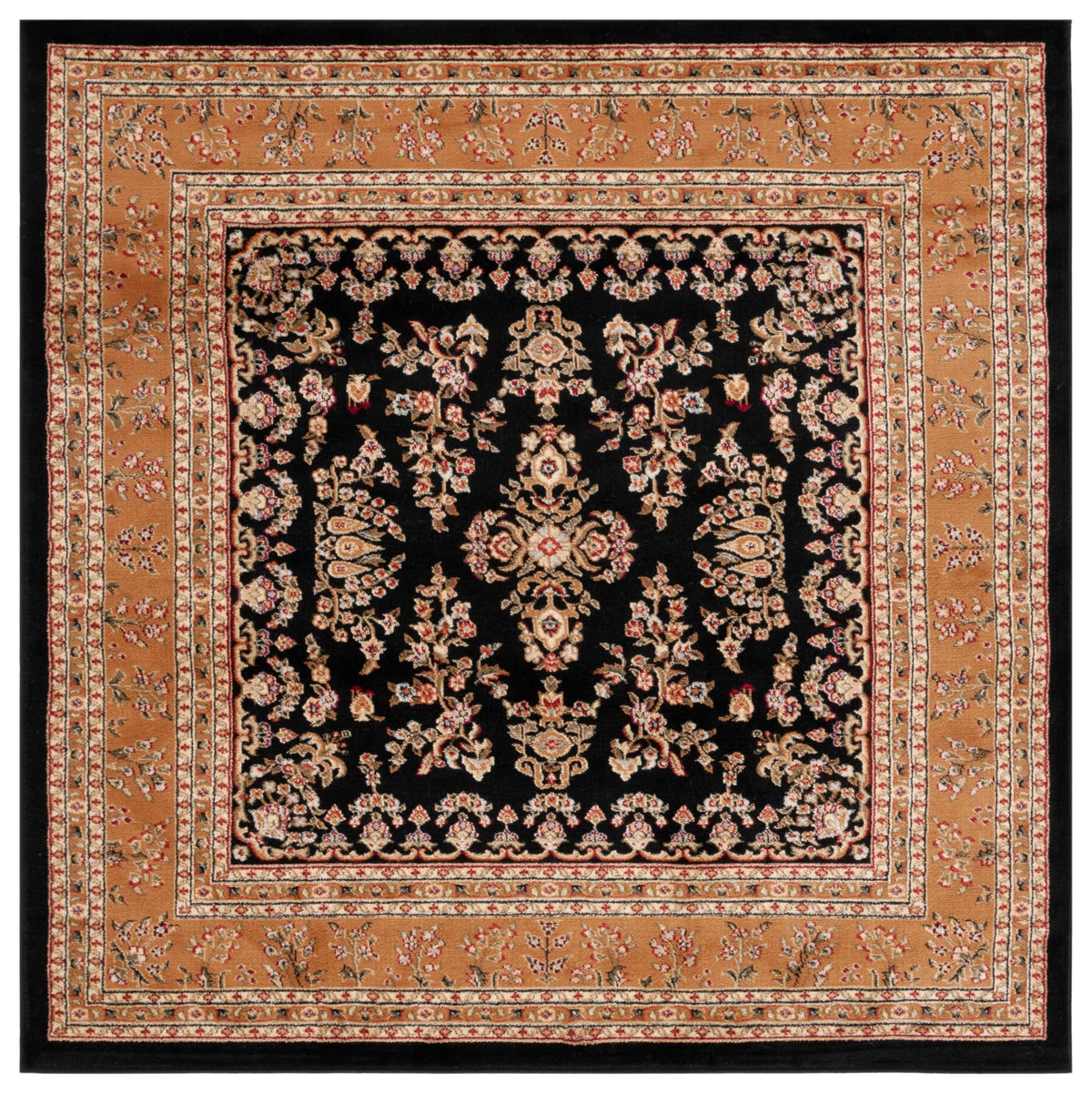 SAFAVIEH Lyndhurst Area Rug 9'x12', Traditional Red & Black LNH331B