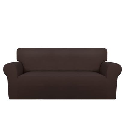 PureFit Stretch Couch Covers for Sofa Large Sofa Slipcovers Dark Gray