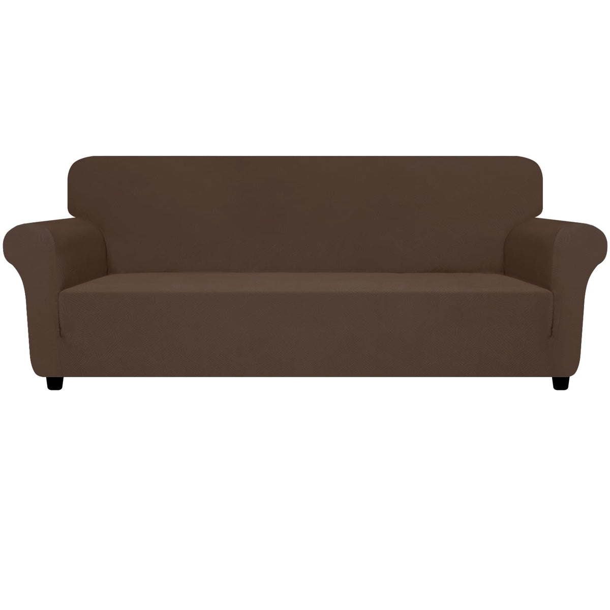 ZNSAYOTX Super Stretch Couch Cover (72"-92") Universal Sofa Covers with Elastic Bottom, Dog Cat Pets Friendly Washable Furniture Protector Fitted Sofa Slipcovers Stay in Place (Dark Grey, Sofa)
