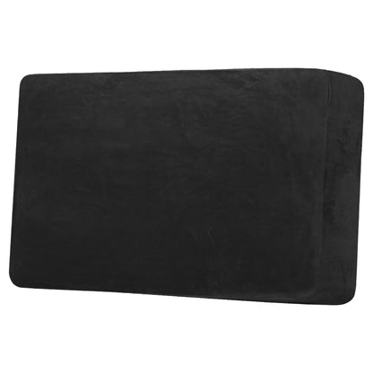 H.VERSAILTEX Velvet Stretch Couch Cushion Cover Plush Cushion Slipcover for Chair Loveseat Sofa Cushion Furniture Protector Seat Cushion Sofa Cover (2 Piece Large Sofa Cushion Covers, Ivory)