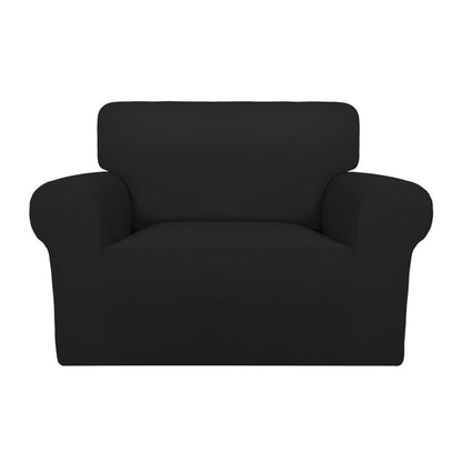 PureFit Stretch Couch Covers for Sofa Large Sofa Slipcovers Dark Gray