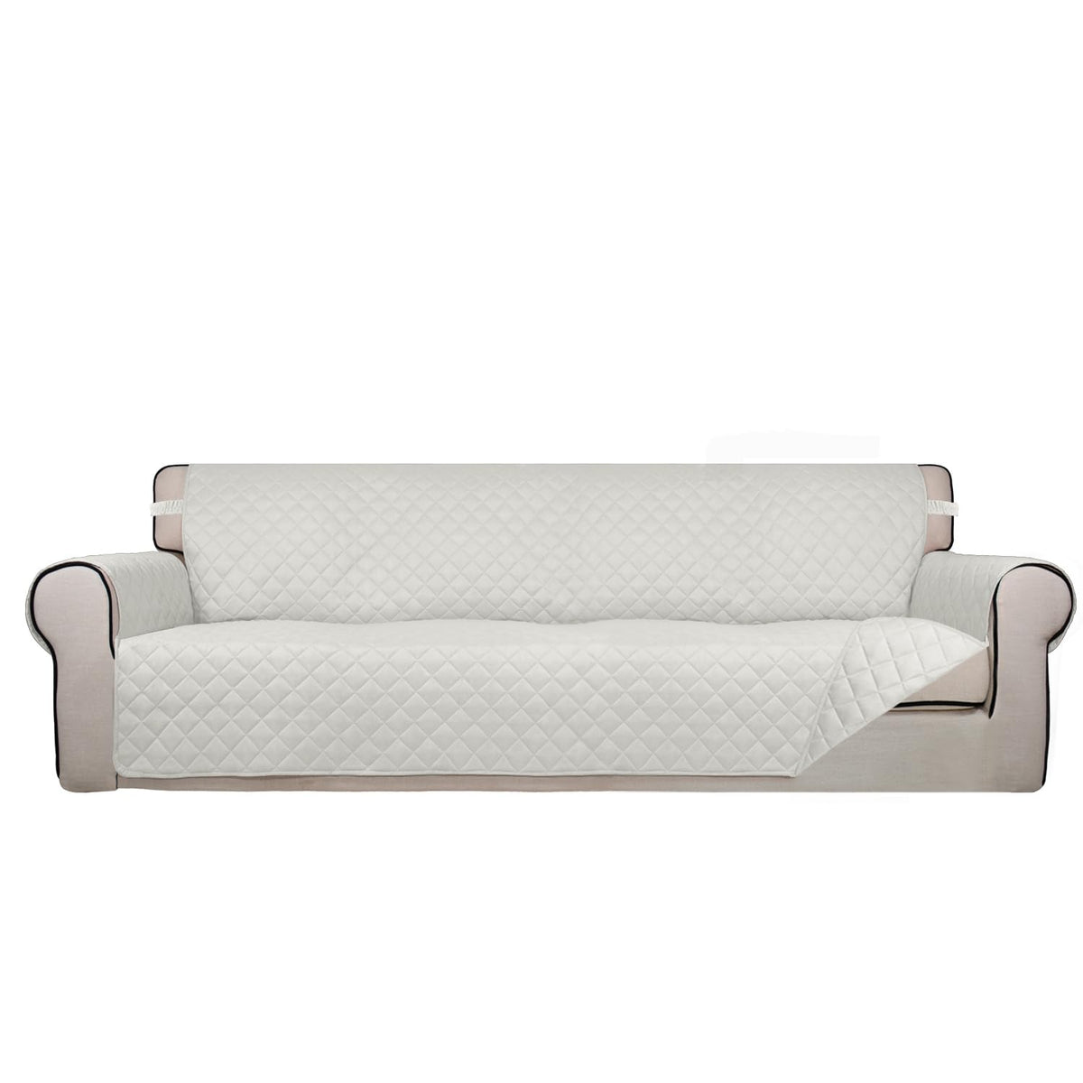 PureFit Reversible Quilted Sofa Cover Dog Couch Covers for Sofa, 66 in