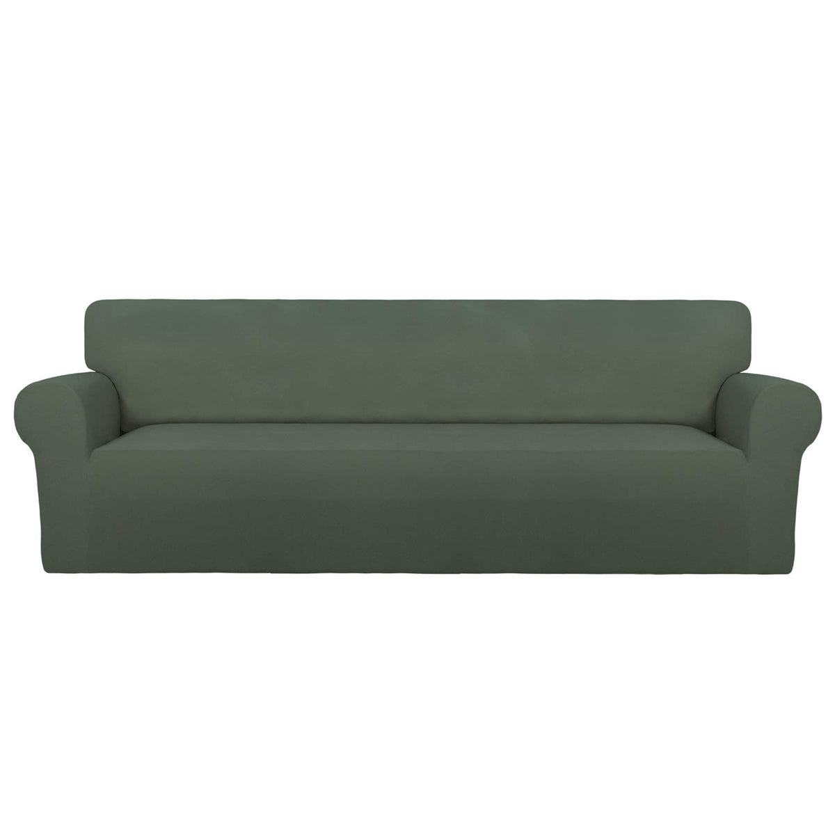 PureFit Stretch Couch Covers for Sofa Large Sofa Slipcovers Dark Gray