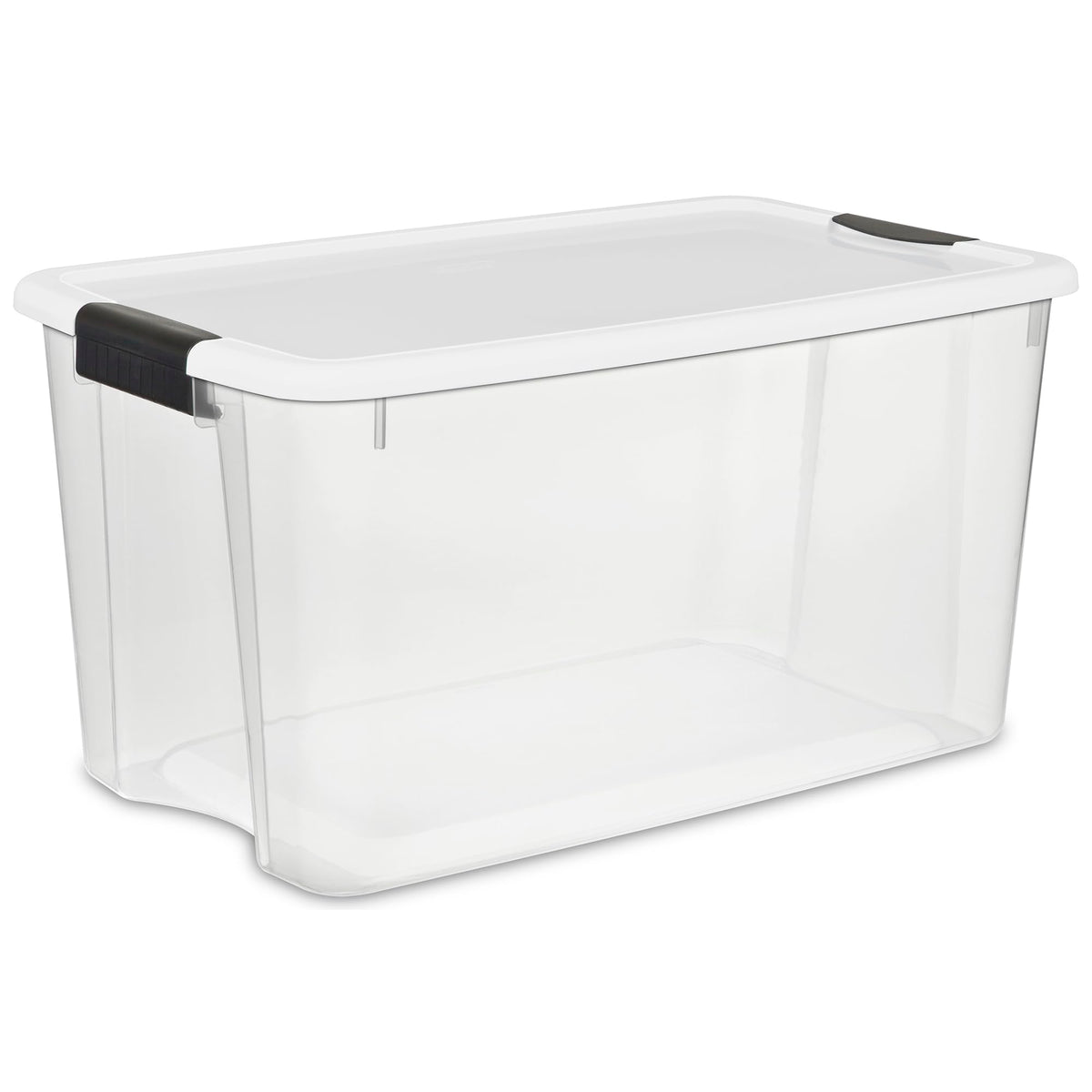 Sterilite Ultra Latch Box with Lids for Home and Office, 18 Quart, 6-Pack