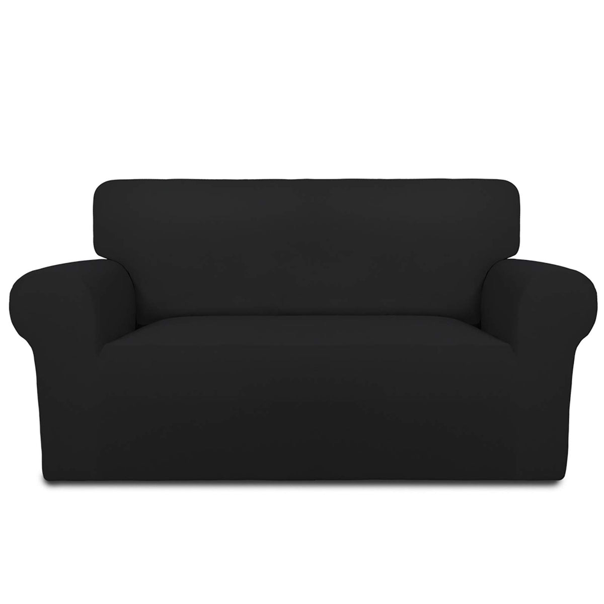PureFit Stretch Couch Covers for Sofa Large Sofa Slipcovers Dark Gray