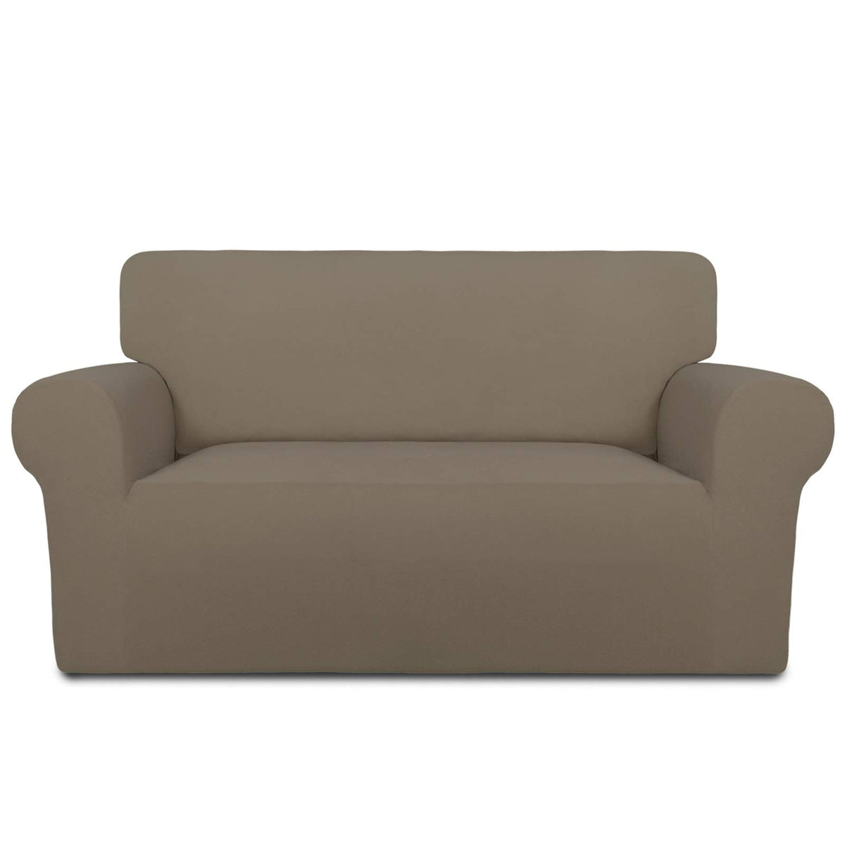PureFit Stretch Couch Covers for Sofa Large Sofa Slipcovers Dark Gray