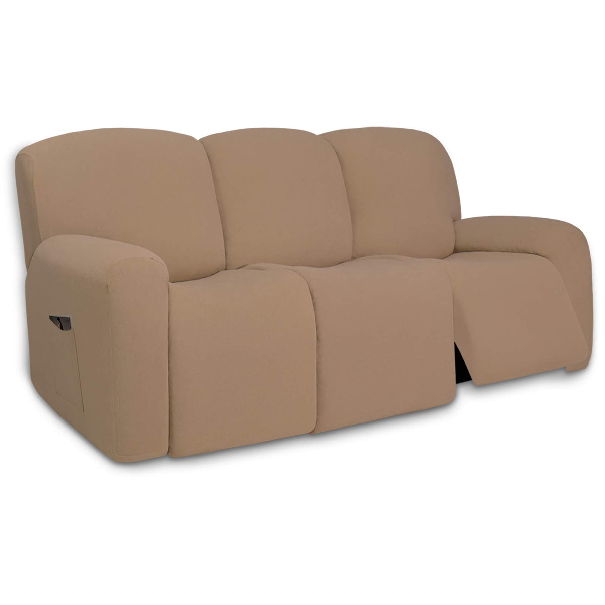 PureFit Stretch Couch Covers for Sofa Large Sofa Slipcovers Dark Gray