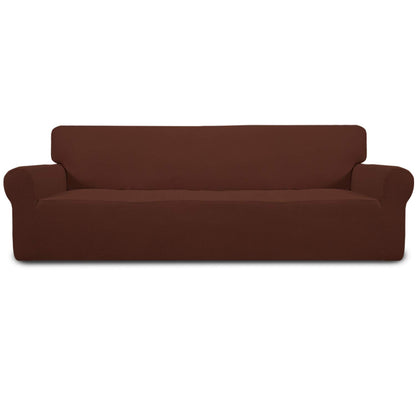 Easy-Going Stretch Couch Covers for Sofa Washable Large Dark Gray