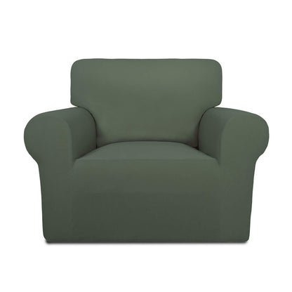 PureFit Stretch Couch Covers for Sofa Large Sofa Slipcovers Dark Gray