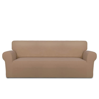 PureFit Stretch Couch Covers for Sofa Large Sofa Slipcovers Dark Gray