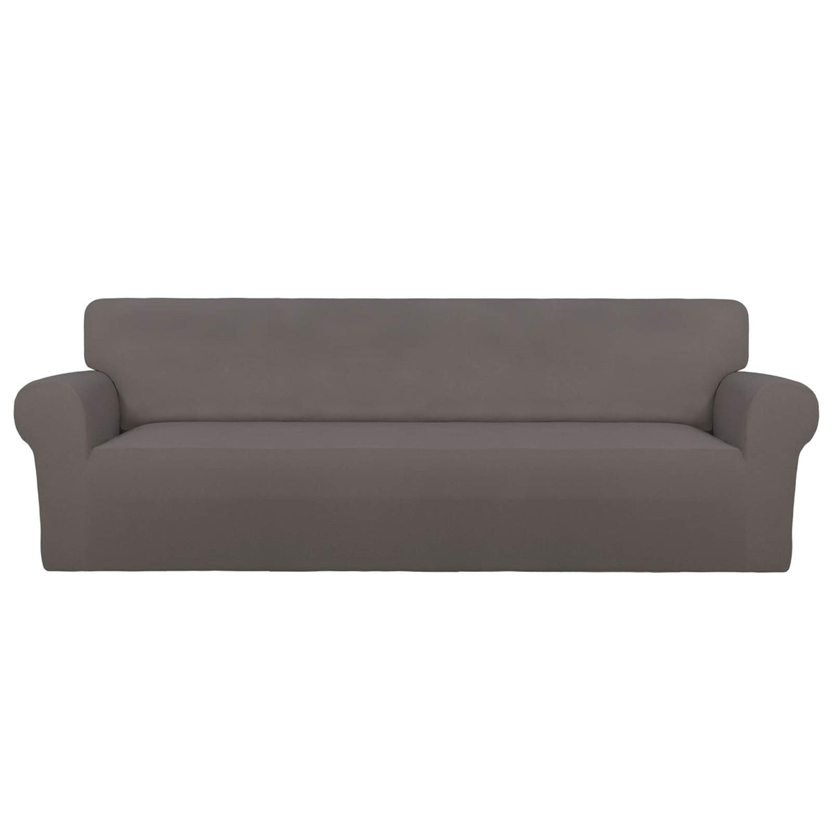 PureFit Stretch Couch Covers for Sofa Large Sofa Slipcovers Dark Gray